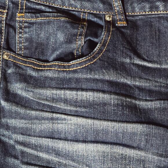 American Eagle Women's Tomgirl Super Stretch Button Fly Jeans, Size 12 - Picture 2 of 10